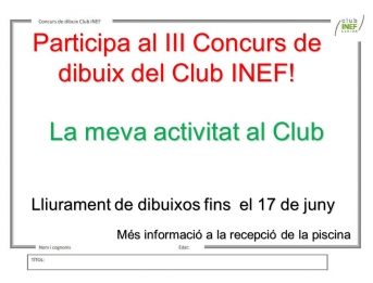 III CONCURS DE DIBUIX CLUB INEF
