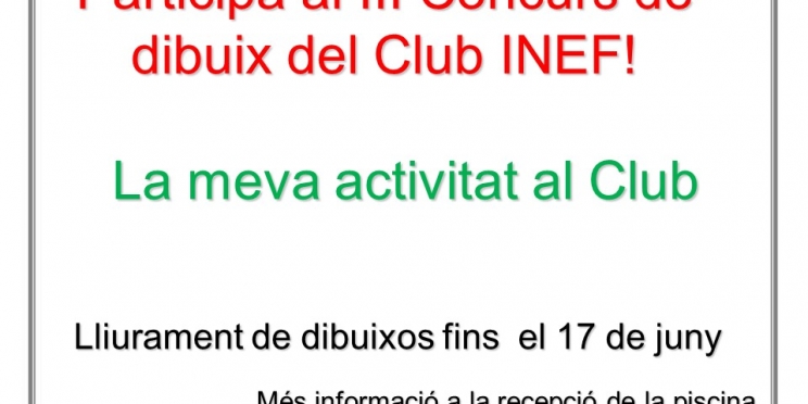 III CONCURS DE DIBUIX CLUB INEF