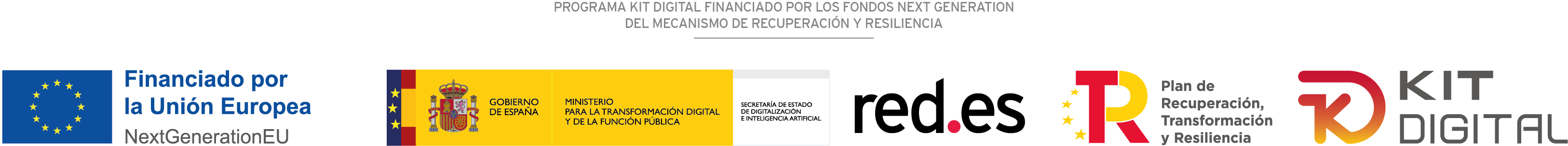 Programa Kit Digital cofinançat per la Unió Europea NextGenerationEU